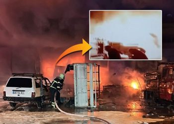 Sanayi sitesinde oksijen tüpü patladı: 3 iş yeri ile 3 araç ziyan gördü