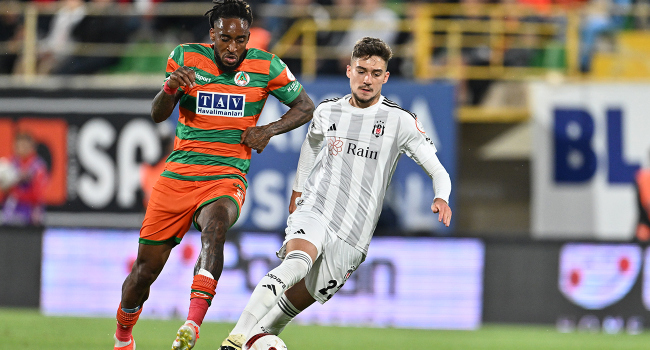 Beşiktaş, Alanyaspor deplasmanında bir puana razı oldu