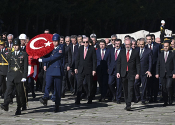 Devlet erkanı Anıtkabir’de! Cumhuriyet’in 101. yılı kutlanıyor