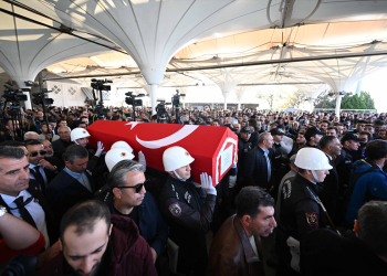 TUSAŞ şehitleri toprağa verildi