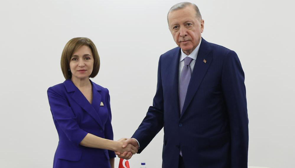 Erdoğan, Sandu ile görüştü