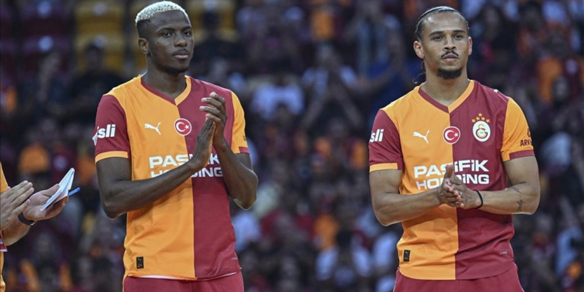 Galatasaray’dan Osimhen ve Sane için imza töreni