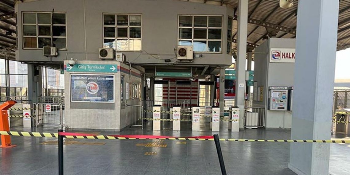 İZBAN seferleri, memur eylemi nedeniyle iptal etti