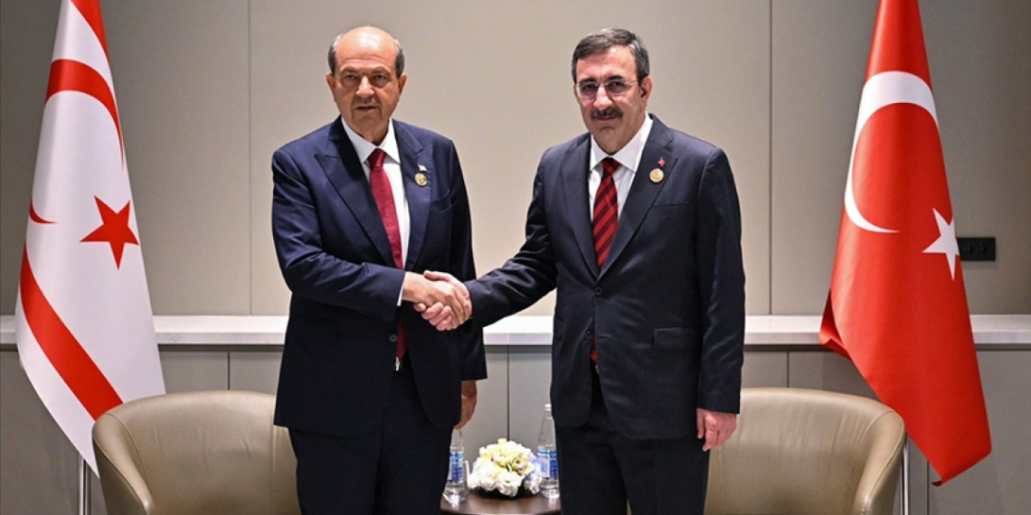 Cumhurbaşkanı Yardımcısı Yılmaz, KKTC Cumhurbaşkanı Tatar ile görüştü