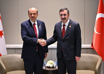 Cumhurbaşkanı Yardımcısı Yılmaz, KKTC Cumhurbaşkanı Tatar ile görüştü