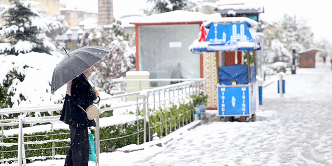 Erzurum’a kar erken geldi
