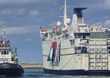 Türkiye’nin 900 ton insani yardım taşıyan 17. “İyilik Gemisi” Mısır’a ulaştı