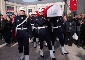 Hırvatistan’daki uçak kazasında şehit olan pilot Bahar’a son veda