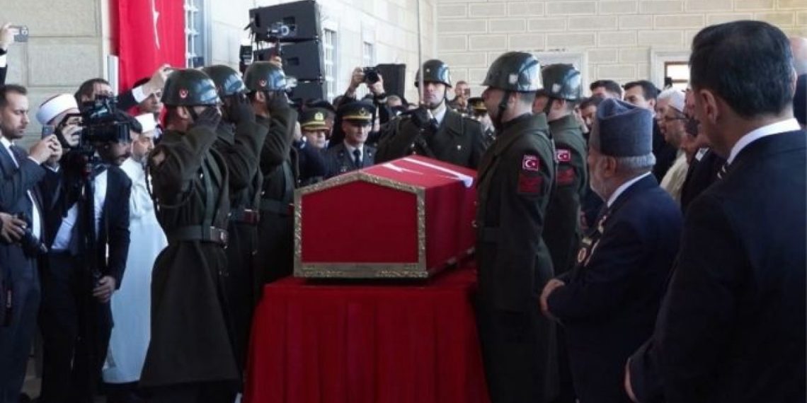 Şehit Pilot Yarbay Gökhan Korkmaz son yolculuğuna uğurlandı