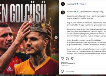 Rekor kıran Icardi’den Hagi’ye açık mektup